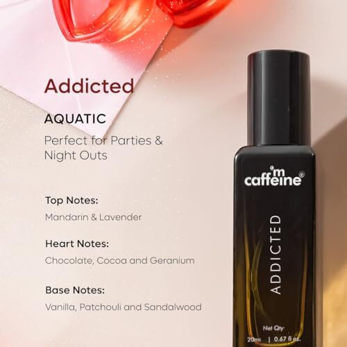 Mcaffeine The Addiction Collection Perfume Gift Set For Men & Women | Premium Fragrances - 20Ml X 4 | Gift Set For Special Occasions | Valentine Gift | Long Lasting Perfume Set For Men And Women | Birthday, Girlfriend Boyfriend