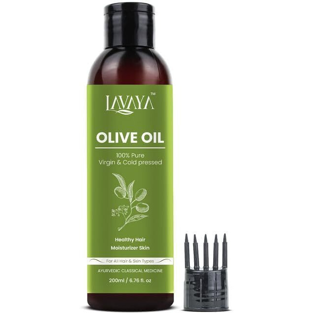 Olive Oil 100% Pure Cold Pressed  Multipurpose Beauty Oil For Hair Growth, Glowing Skin, Anti-Aging, Face Care, Body Massage, Stretch Marks, Dry Skin Repair  Vitamin E Rich  200Ml Bottle