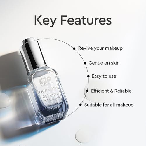 C2P Pro Duraone Makeup Fixer Mixing Liquid Solution 20Ml | Fix Broken Makeup & Revive Dried Eyeliner, Mascara, Foundation & Concealer | Restore & Extend Life Of Old Makeup Products