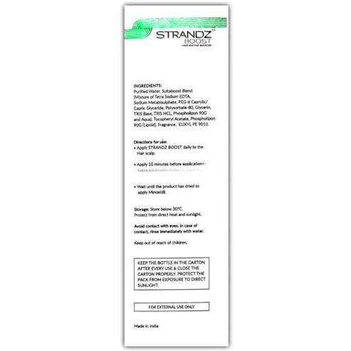 Strandz Boost Hair Enzyme Booster, (60Ml)