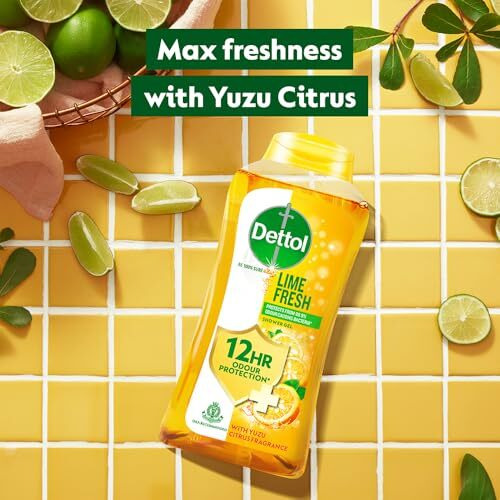 Dettol Body Wash And Shower Gel For Women And Men, Refresh (Pack Of 3 - 250Ml Each) | Soap-Free Bodywash | 12H Complete Odour Protection