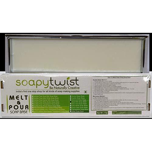 Soapy Twist Goat Milk Melt And Pour Soap Base 1Kg
