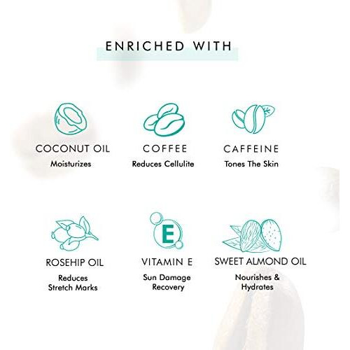Mcaffeine Exfoliating Coffee Body Scrub & Relaxing Body Massage Oil Combo | Reduces Cellulite & Removes Dead Skin | For Soft, Smooth & Glowing Skin | For Men & Women And All Skin Types