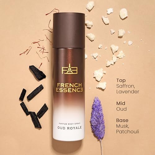 French Essence Deodorant Spray Perfume/Deodorant For Men/Men Deo/Body Spray For Men,Long Lasting Fragrance, Fresh Scent (Oud Royal)120Ml Each - Pack Of 2