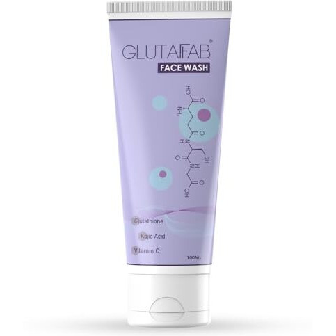 Glutafab Anti Pigmentation Glutathione Face Wash For Safe Skin Glowing & Skin Brightening With Kojic Acid And Vitamin C | Daily Gentle Face Wash For Dark Spot, 100Ml