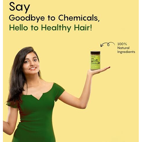Krshak Amla Reetha Shikakai Mix Powder For Hair (400G) | 3-In-1 Natural Herbal Hair Cleanser, 100% Natural, Chemical-Free, No Preservatives (Pack Of 2)