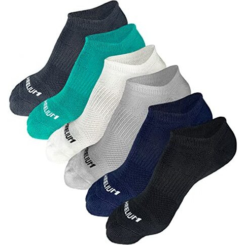 Heelium Bamboo Ankle Length Socks For Men | Ultra-Soft, Thin & Breathable | Odour-Free & Anti-Bacterial | 3X Softer Than Cotton | Size (Uk 4-9), Assorted