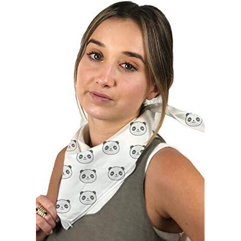 Bhoomi Impex Bandana Face Cover, Multi Prints Set Of 5, Soft Muslin Cloth, Unisex Multipurpose Bandana For Summer