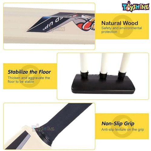 Toyshine Speed Up Master Shot Combo Box Cricket Kit For Kids (Bat Size 4, 5-10 Yrs) Gift Sports Outdoor Toy Boys Girls Picnic (Box Pack)- Sstp, Multicolor