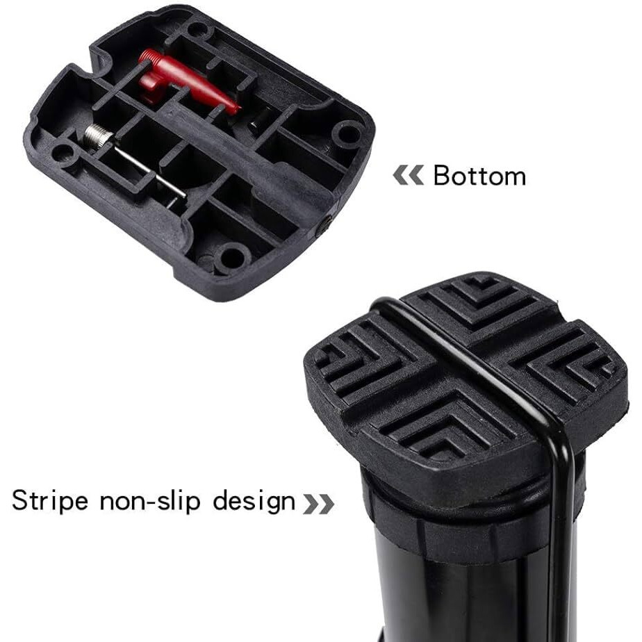 Bicycle Pump - High Pressure Foot Air Pump For Cycles, Balloons, Footballs And Tyres