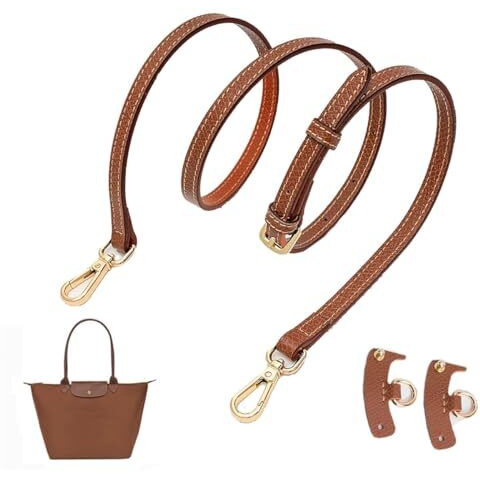 Palay Shoulder Strap For Bag Fashion Shoulder Strap For Crossbody Bag Brown Satchel Shoulder Strap 47'' Adjustable Equick Release Shoulder Strap Bag Modification Diy Shoulder Strap Kit