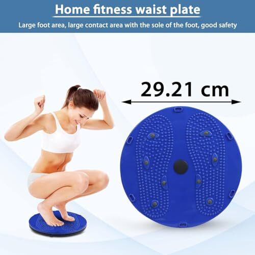 Surefit Tummy Trimmer With Twister  Dual Spring Ab Exerciser & Twisting Core Trainer For Waist Toning, Core Strength, And Full Body Fitness  Portable Home Gym Equipment For All Fitness Levels (Maroon)