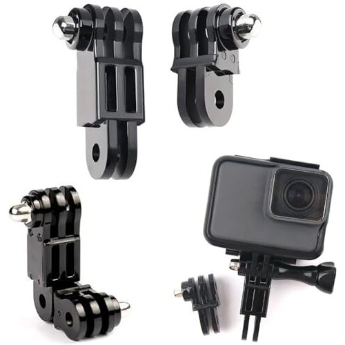 Hodaqe Action Cameras Same Direction Straight Joints Connection Mount Adapter Accessories Compatible With Gopro Hero Dji Osmo