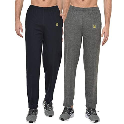 Mack Jonney Men Regular Fit Trackpants Multi-Coloured Medium Pack Of 2-D10Nd10A-M