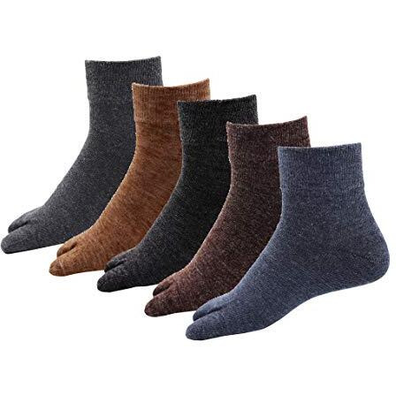 Rc. Royal Class Women's Woolen Ankle Length Multicolored Socks(Pack Of 5 Pairs)(Free Size)