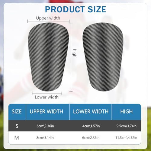 Proberos Football Shin Pads, Football Shinguards For Football Games Matches, Training, Basketball, Baseball, Cycling, Light Weight & Breathable Shin Guard (M)