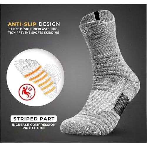 Panca Sports Socks For Men Combo -3 Pairs Premium Cotton Soft Padded Shocks Made With Durable, Breathable, Cushioned Cotton, Anti Odour, Anti Sweat, Ideal Socks For Summer (White,Grey, Black)