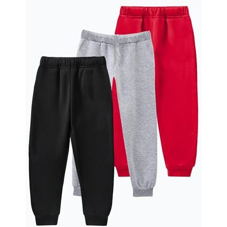 Kuchipoo Boys Regular Fit Mid Rise Track Pants - Pack Of 3 ( Marvel-Low-602, 11-12 Years, Multi-Colored)