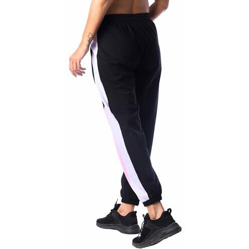 London Hills Track Pants Women's Cotton Regular Fit Joggers Track Pants Black