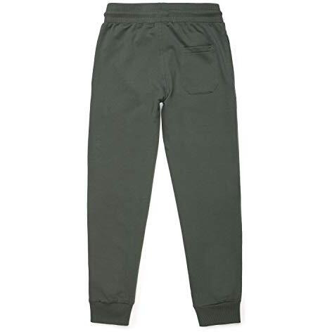 Alan Jones Clothing Boy's Regular Fit High Rise Solid Joggers Track Pant (13 Years-14 Years_Fern)