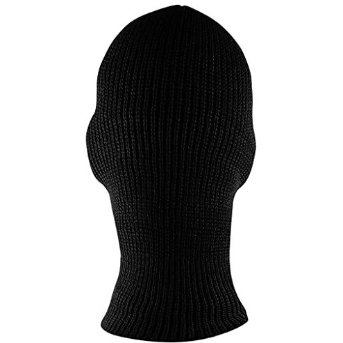Proberos Full Face Ski Mask For Men Women,Knitted Balaclava Ski Mask Thermal Balaclava For Winter Outdoor Sports Ski Bike,Black,One Size