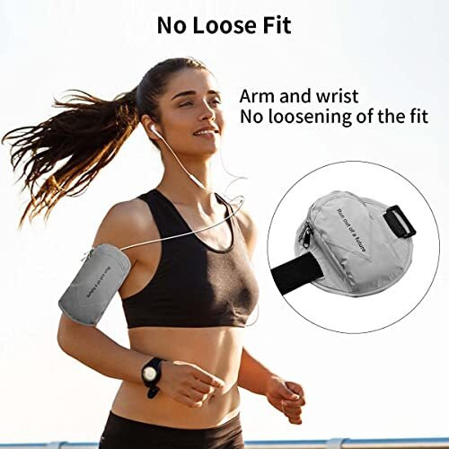 Zorbes Armband For Mobile Phone Running, Waterproof Reflective Phone Holder For Running For Iphone 14, 13, 12, Large Capacity Arm Band With Card Holder For Within 7In 's Mobile