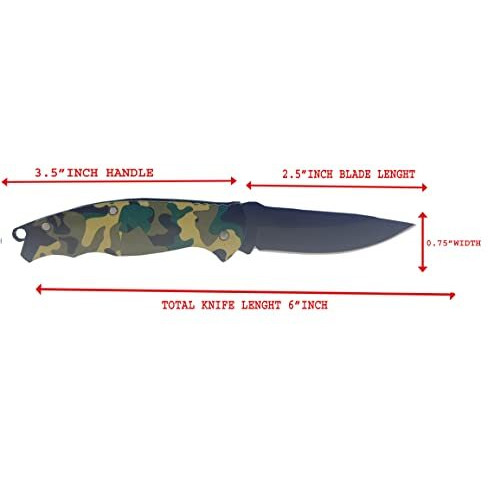 Shruthi Tactical/Outdoor Camouflage Foldable Knife (Manual) For Kitchen, Home, Travel And Office Tool High Carbon Steel (1 Packs)