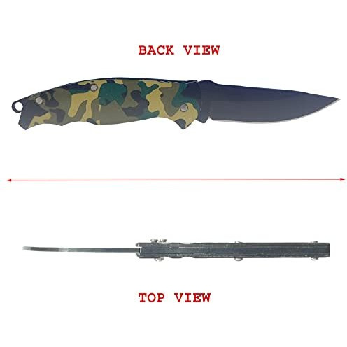 Shruthi Tactical/Outdoor Camouflage Foldable Knife (Manual) For Kitchen, Home, Travel And Office Tool High Carbon Steel (1 Packs)
