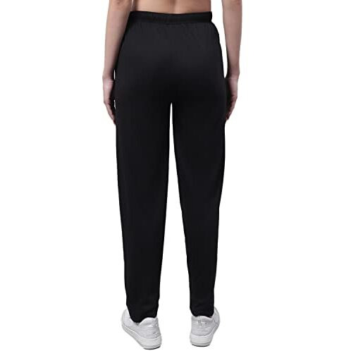 Mack Jonney Regular Fit Cotton Trackpant For Women (Pack Of 2)-D10_Blk_Mlg_002-Large, Multicolor