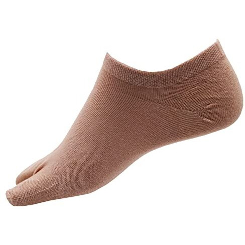 Rc. Royal Class Women's Solid Plain Cotton Loafer Thumb Beige Color Socks, Pack Of 5 Pairs, Free Size - Ankle Length