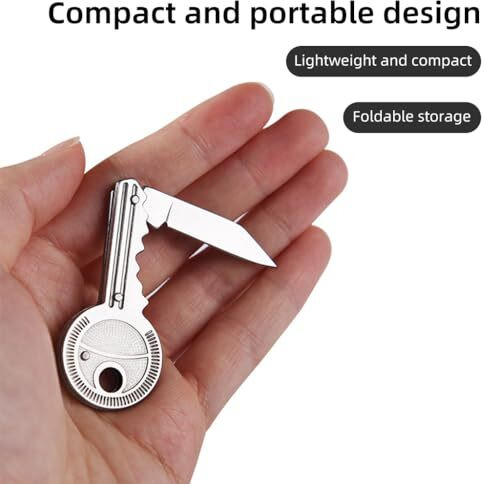 Zibuyu Folding Box Opener Cutter For Keyring Creative Stainless Steel Key Cutter
