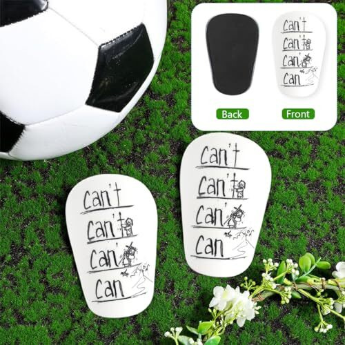 Proberos Mini Shin Guards Inspiring Shin Guard Lightweight Anti-Impact Shin Guard Plastic Eva Cushioning Shin Guards Football Player Sport Shin Guards, 5X8Cm