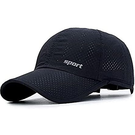 Handcuffs Unisex Nylon Sports Cap Adjustable Caps (Navy Blue,Free Size)
