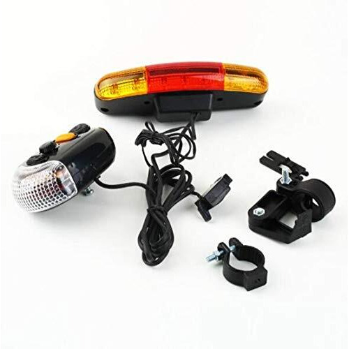 Alexvyan 1 Pcs- 3 In 1 Cycling Bicycle Bike Turn Signal Indicator Brake Tail 7 Led Light Electric Horn22222