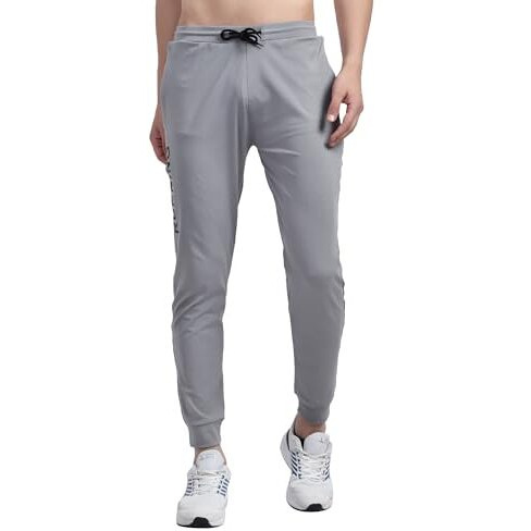 Blue Star Shark Men's Slim Fit Track Pants  Joggers For Running, Gym, Sports, And Casual Wear | Multipurpose Activewear Lower For Men & Boys | Stylish Summer Trousers & Night Pants, Size M