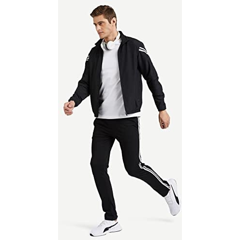 Amazon Brand - Symbol Men's Regular Track Pants (Kp17-01_Black_4Xl)
