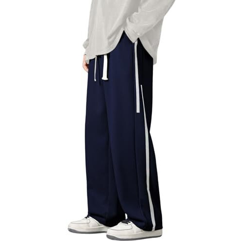 Greciilooks Track Pant For Men | Trouser Pant For Men | Baggy Pant For Men Loose Fit | Cargo Pant For Men | Track Pant Men | Men Stylish Track Pant (Gl-Tp-1139-Xl-Blue)