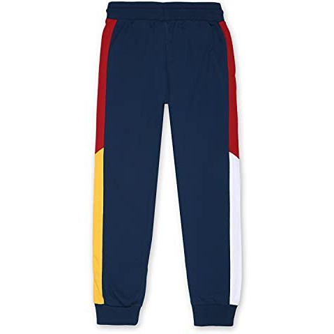 Alan Jones Clothing Solid Boys Regular Fit High Rise Joggers Track Pant (Bjog-P35_Cobalt Blue_13-14 Years)