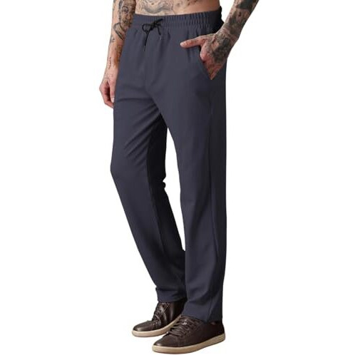 Urban Buccachi Men's Regular Track Pants (Trk-001-L(32)-Dark Grey