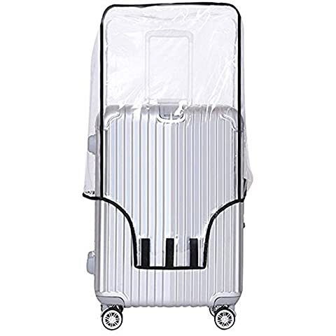 Sharp Cn 24 Transparent Protective Zipper Pvc Dust Proof Cover For Hard/Plastic Body Luggage/Suitcase Trolley Bags | Hard 2 | Size 24