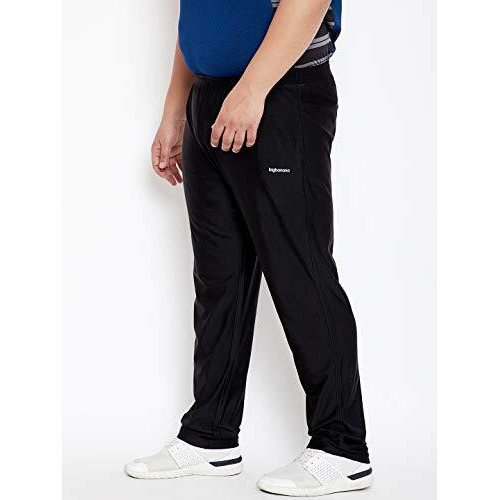 Bigbanana Men's Regular Fit Trackpants (Roman,Black,4Xl)