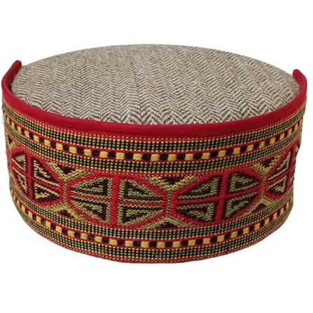 Vastraa Fusion Unisex Woolen Kullu Cap (Pack Of 1) (Ts0349D_Broad Octagon-Plus Pattern Small_Free Size)
