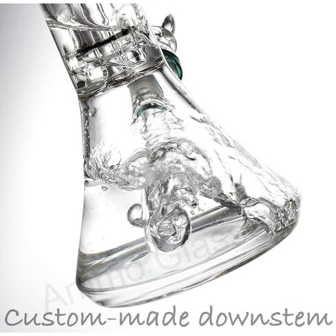Ammo Glass (Bullet - Proof Glass Bongs) Bong 10 Super Thick Glass Bong  High - Intensity Airtight Rips (Classic)