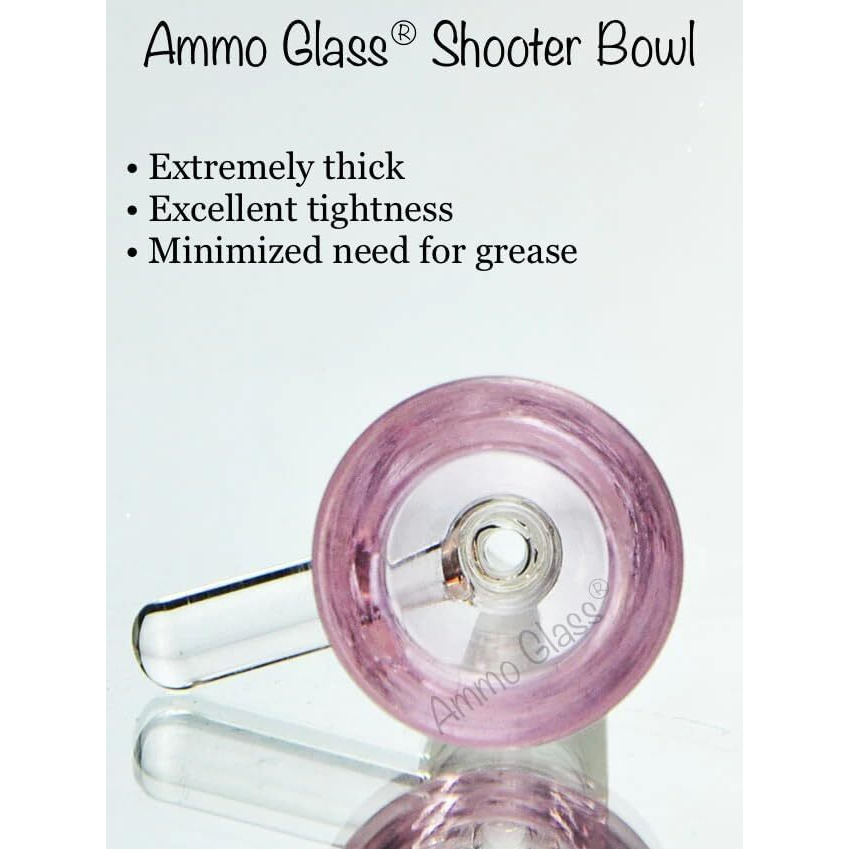 Ammo Glass (Bullet - Proof Glass Bongs) Bong 10 Super Thick Glass Bong  High - Intensity Airtight Rips (Classic)
