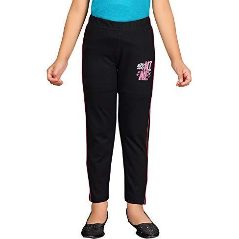 South Tree Girls Mid Rise Track Pant (2-16Yrs/BlackNavyCharcoalmelange) (Pack Of 3) Regular, 13 Years-14 Years
