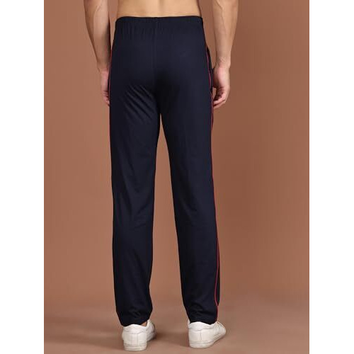 Mack Jonney Men Regular Fit Trackpants Blue X-Large Pack Of 1-Dd1Navyxl01