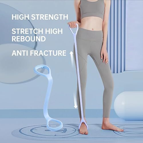 Oligtidi Resistance Bands For Strengthening, Stretching, Muscle Strengthening, Back And Neck Pain Relief Exerciser Rope For Workout Pulling Fitness