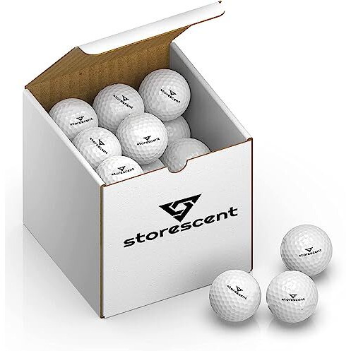 Storescent Premium Polypropylene Golf Ball - Durable & Long-Lasting For Exceptional Performance On The Course (1), White