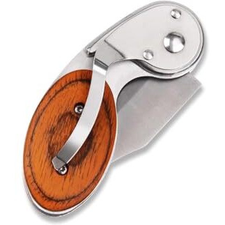Gustave Stainless Steel Cutter Multi Purpose Outdoor Carry On Cutter With Safety Lock Box Opener Camping Gadget
