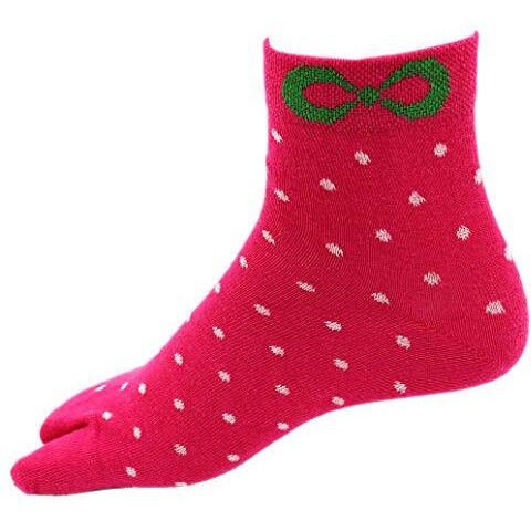 Rc. Royal Class Women's Ankle Cotton Polka Print Thumb Socks (Pack Of 5 Pairs, Multicolored, Free Size, Ankle Length)